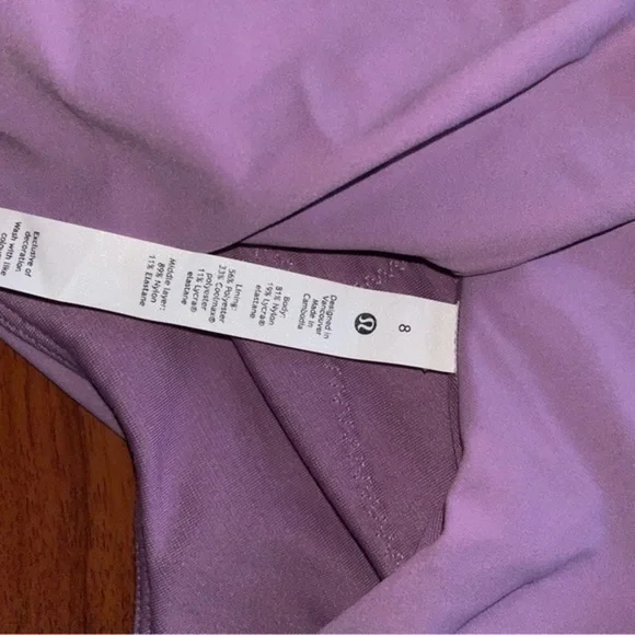 NWT Lululemon Nulu Twist-Back Yoga Tank Top *Light Support Wisteria Purple - Picture 9 of 13